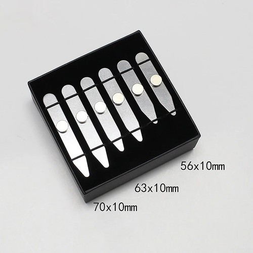 6pcs stainless steel metal - stainless,