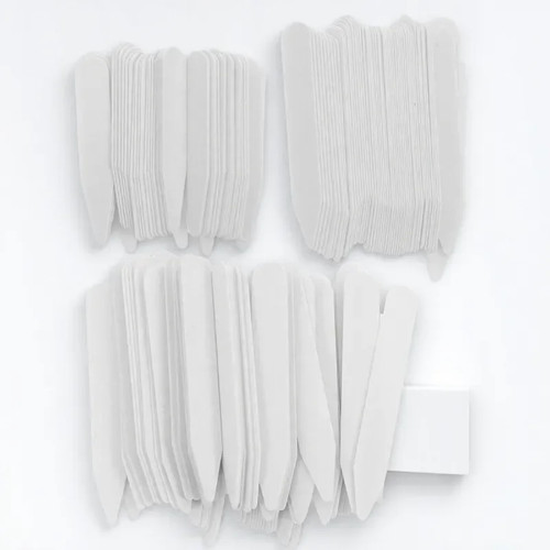 200pcs white plastic - plastic, collar