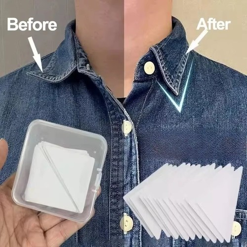 Curl shirt collar stays - collar,