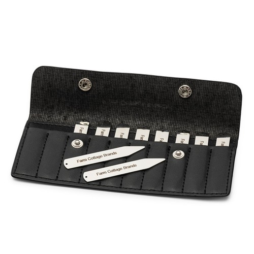 Luxury black leather - , case